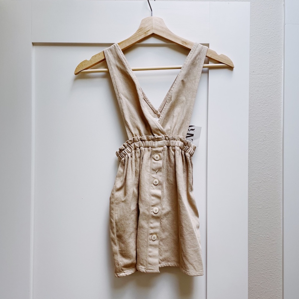 NWT ZARA girls textured weave skirt